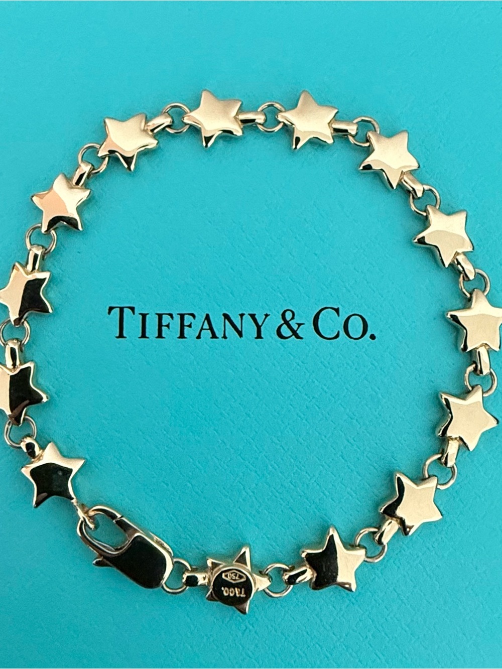 Tiffany & Co. Star Link Bracelet 18k gold (rare)